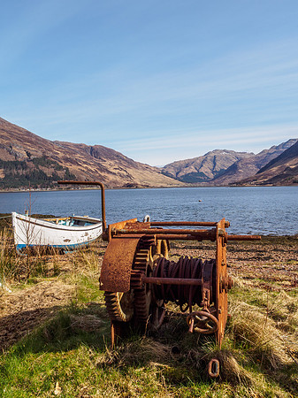 Old Winch by Loch Duich