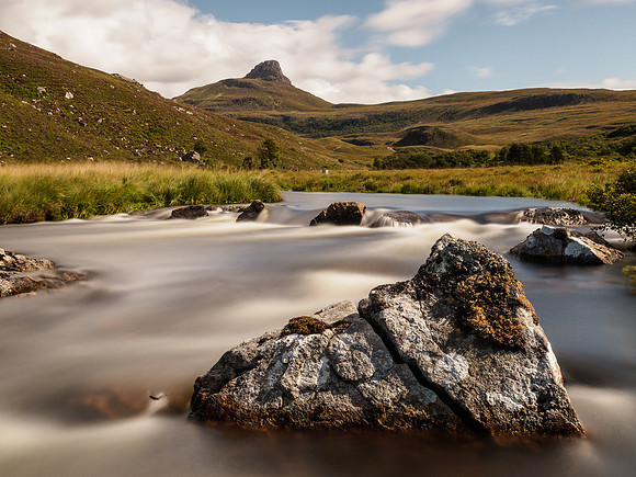 River Polly and Stac Pollaidh