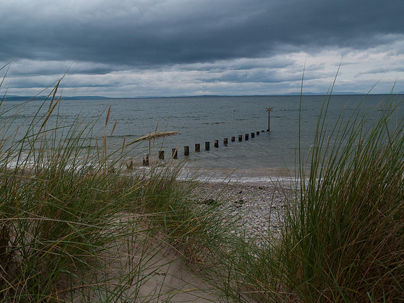 Findhorn Beach and Strange Sky