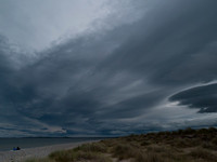 Findhorn Beach and Strange Sky