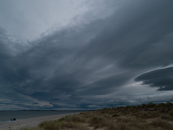 Findhorn Beach and Strange Sky