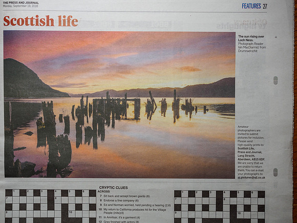 Fame at Last!