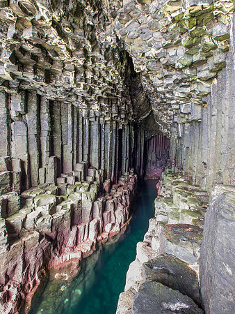 Fingal's Cave Interior Inward View
