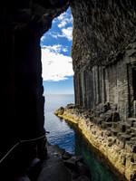 Fingal's Cave Interior Outward View