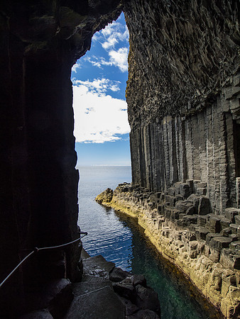 Fingal's Cave Interior Outward View