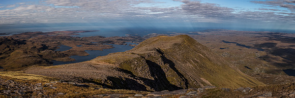 View to Sron Gharbh and Beyond
