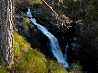 Corrimony Falls from above
