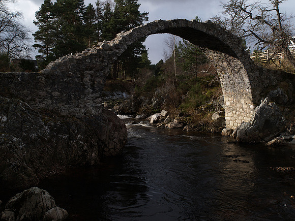 Old bridge over the River Dulnain