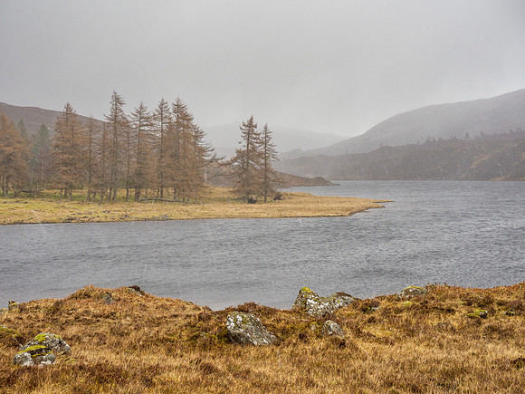Loch Sealbhanach During a Snow Shower [1903030]
