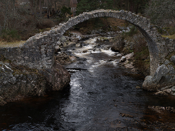 Old bridge over the River Dulnain