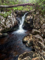 Falls on the Allt Coire Coille Leacainn in Glen Strathfarrar