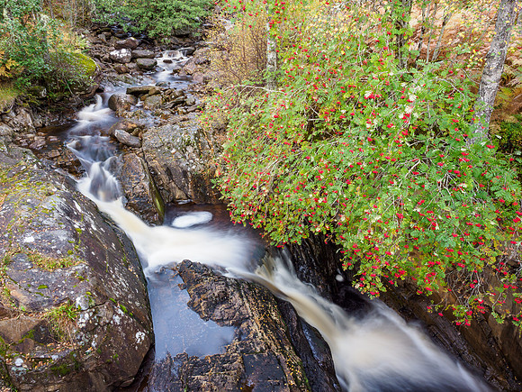 Falls on the Allt na h-Imrich
