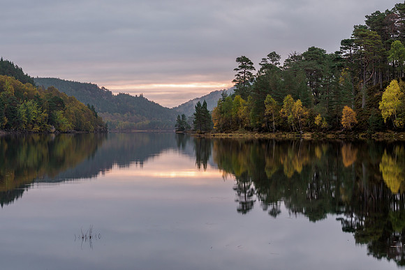 Loch Beinn a' Mheadhoin Autumn Reflections