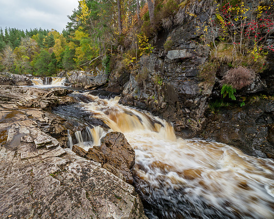White Water on Black Water