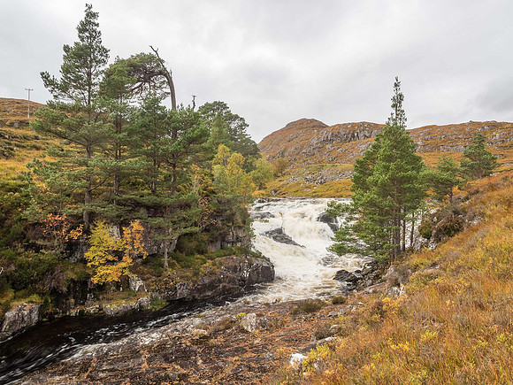 Falls on the Garbh-uisge
