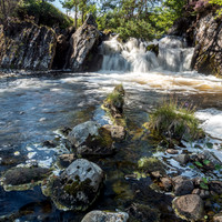 Falls on the Uisge Misgeach