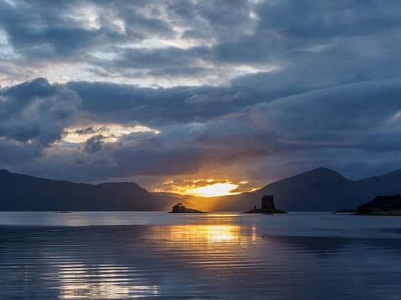 Castle Stalker Sunset (3) [1807041]