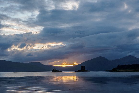 Castle Stalker Sunset (4) [1807042]