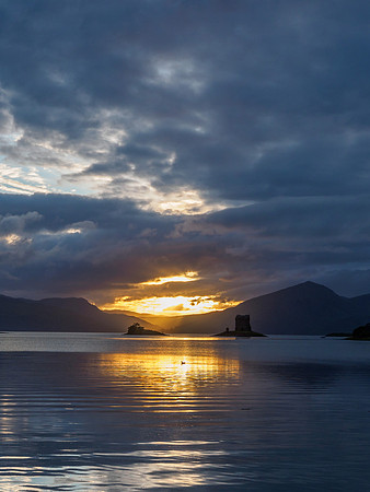 Castle Stalker Sunset (2) [1807040]