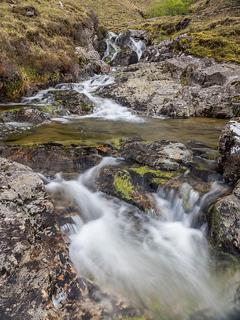 Waterfall in Glen Shiel