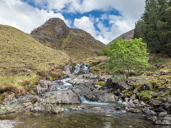 Waterfall in Glen Shiel