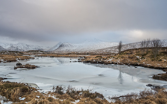Lochan na Stainge and the Black Mount