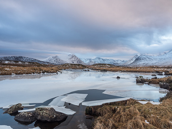 Lochan na Stainge and the Black Mount