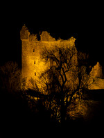 Urquhart Castle at Night