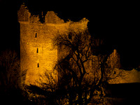 Urquhart Castle at Night