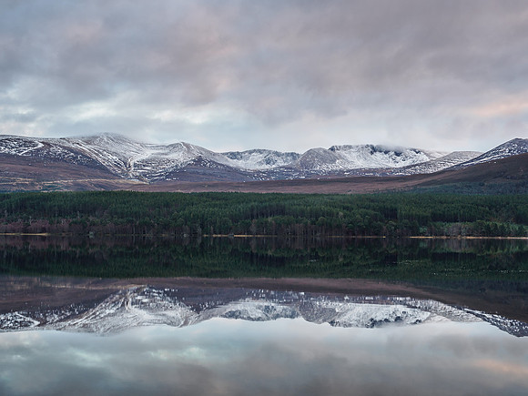 Loch Morlich and the Cairngorm Massif