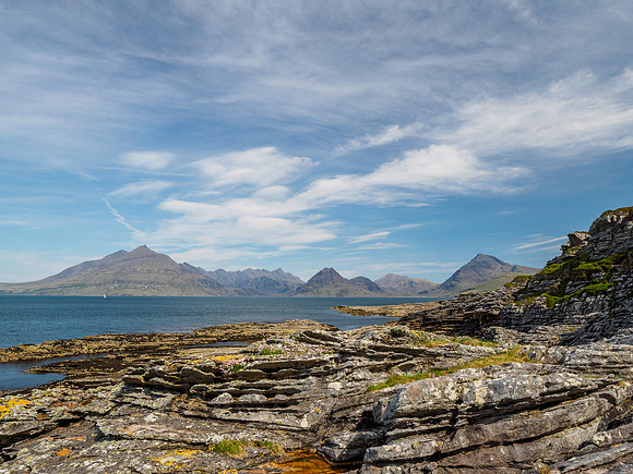 The Cuillin from near Elgol (but not the usual view)