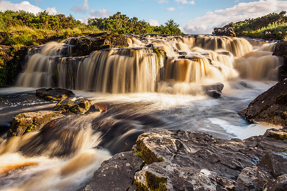 Falls on the Red Burn