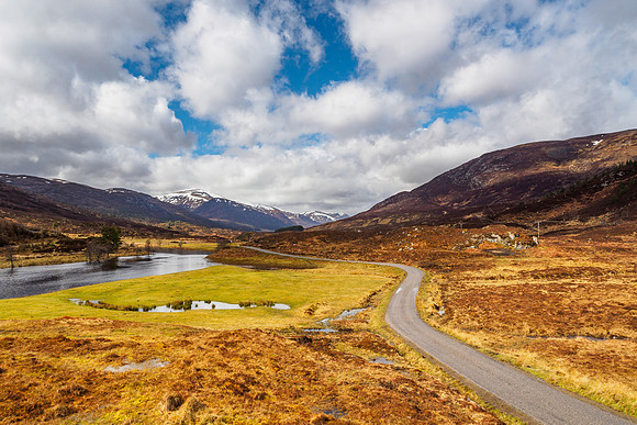 Looking West Along Glen Cannich