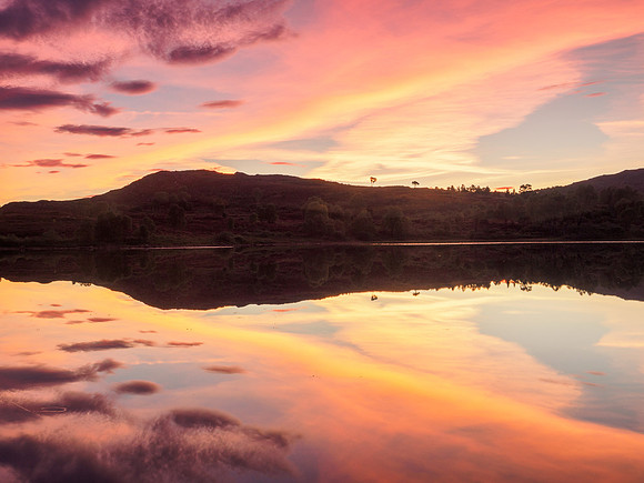 Loch Na Ba Ruaidhe Sunset 3
