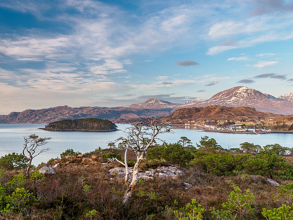 Shieldaig and the Hills Beyond