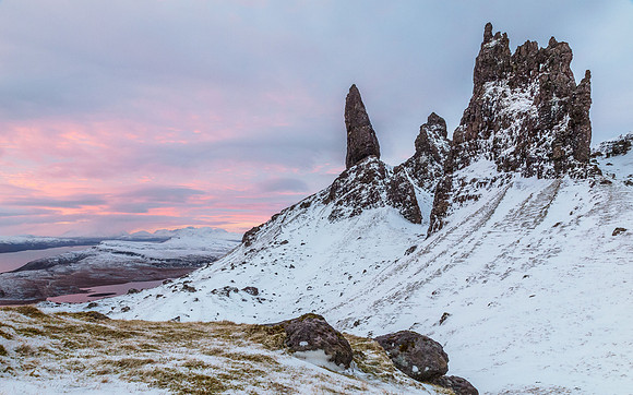 Old Man of Storr in the Snow 1