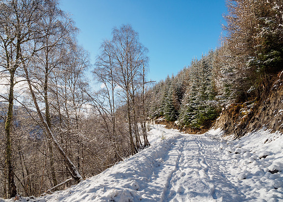 Snow in Glen Coiltie
