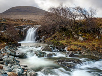 Falls on the Abhainn na h-Uamha