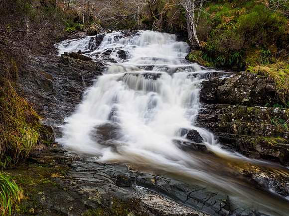 The Upper Falls at Plodda