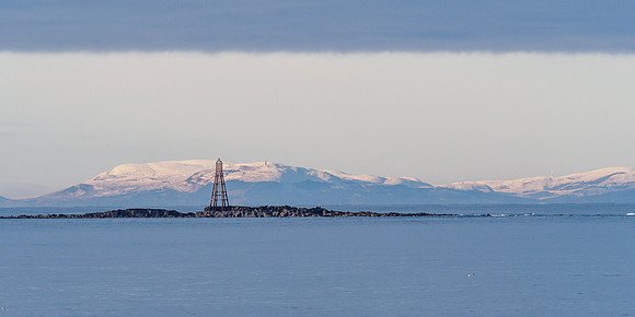 Halliman Skerries and the Sutherland Hills