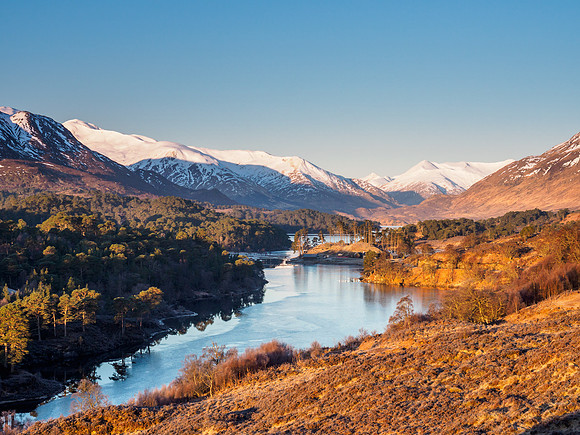 Affric Sunrise & Moonset