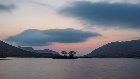 Sunset at Loch Droma