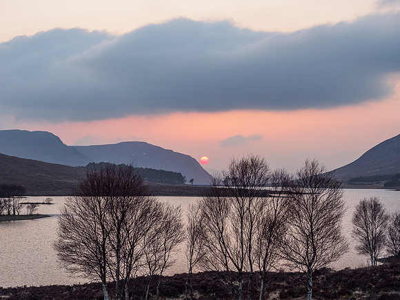 Sunset at Loch Droma