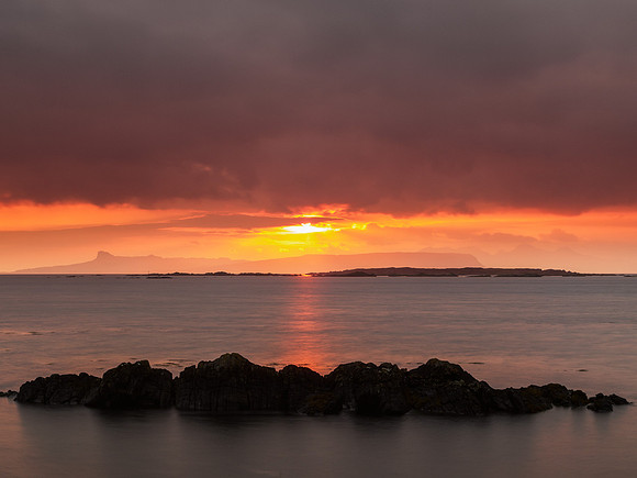 Sunset Along the Road to Rhu 3