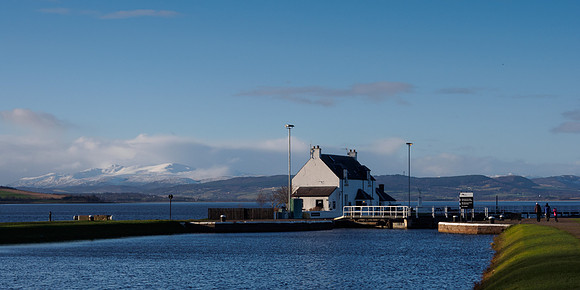 End of the Caledonian Canal