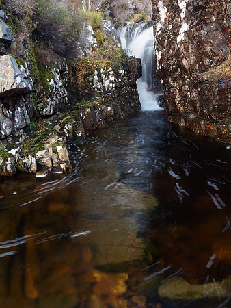 Falls in a Gorge