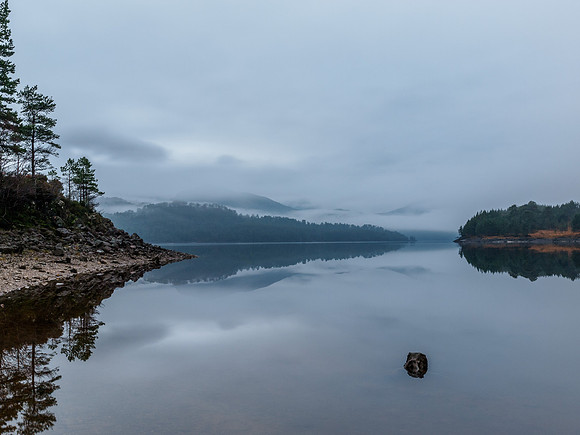 Misty Loch Beinn a' Mheadhoin 1