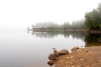 Misty Loch Beinn a' Mheadhoin