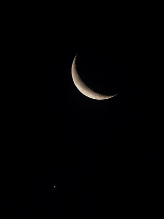 The Moon & Venus