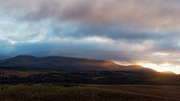 The Nevis Range Under a Cloud